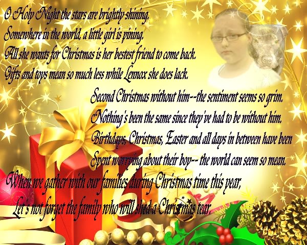 Christmas Poem For Lennox By Tracie Brannen